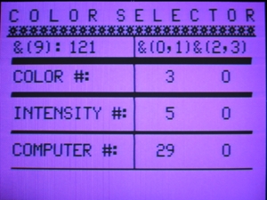 Color Selector
